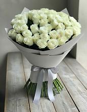 Букет 35 Белых роз #REPLACE_PRED# Зональной Станции