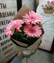 Букет цветов из:  Герберы #REPLACE_PRED# Зональной Станции