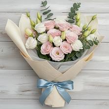 Букет цветов из:  Лизиантусы в Зональной Станции