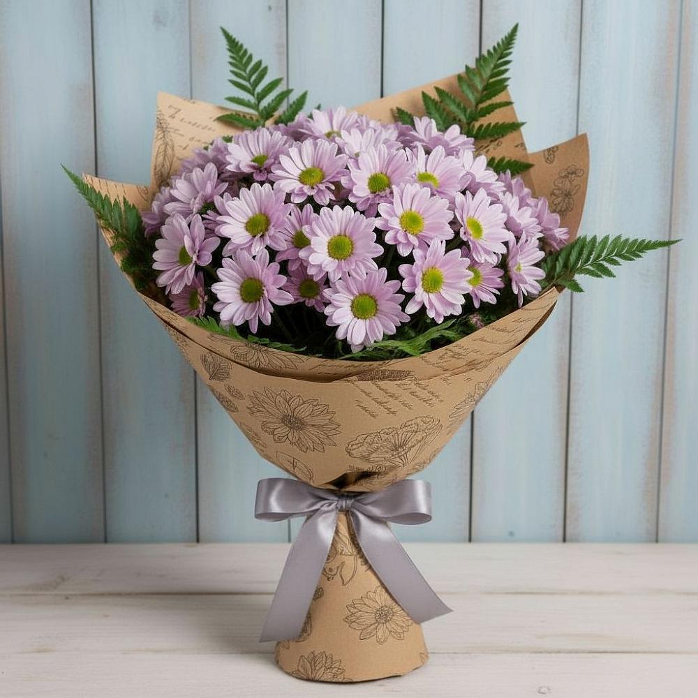 Букет цветов из: Хризантемы в Зональной Станции