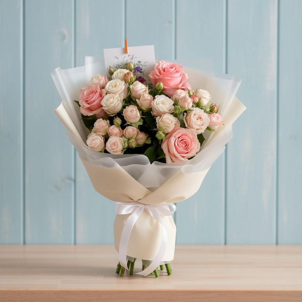 Букет цветов из: Розы в Зональной Станции