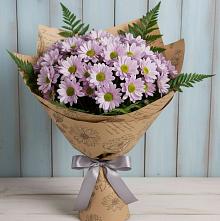 Букет цветов из:  Хризантемы в Зональной Станции