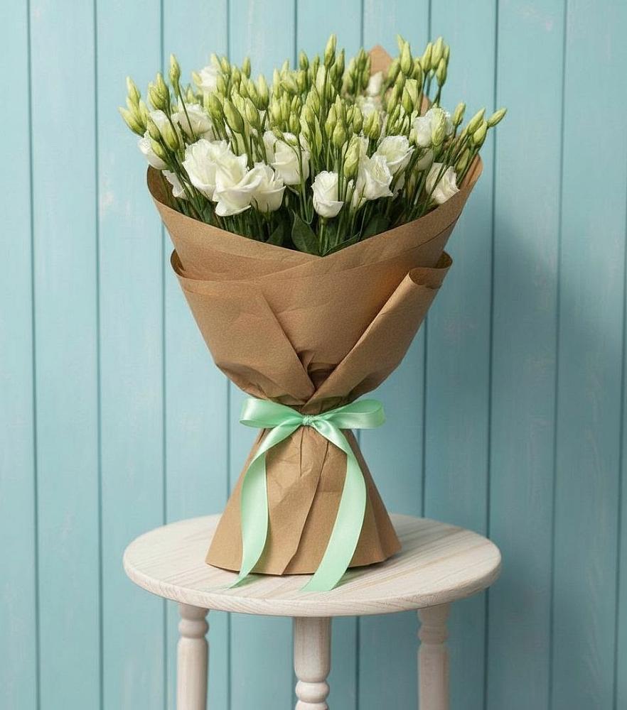 Букет цветов из: Лизиантусы в Зональной Станции