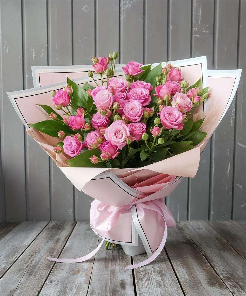 Букет Розовый кустик в Зональной Станции