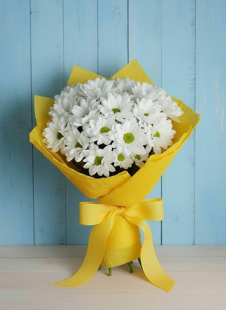 Букет цветов из: Хризантемы в Зональной Станции