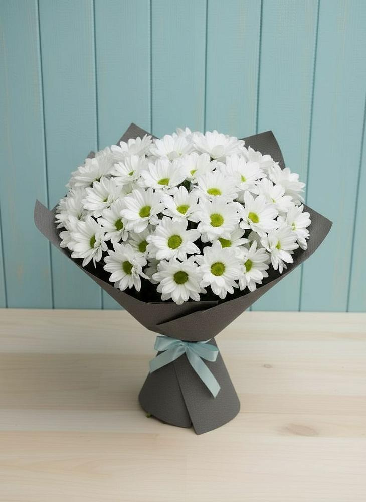 Букет цветов из: Хризантемы в Зональной Станции