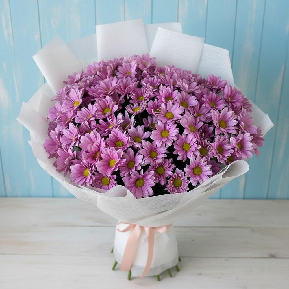 Букет цветов из: Хризантемы в Зональной Станции
