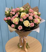 Букет цветов из:  Розы в Зональной Станции