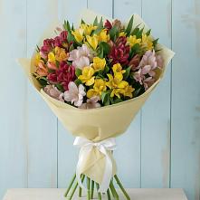 Букет цветов из:  Альстромерии в Зональной Станции