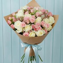 Букет цветов из:  Розы в Зональной Станции